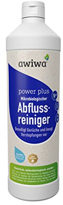 awiwa flüssiger Rohrfrei Abflussreiniger für Toilette, Küche & Bad - 1 Liter