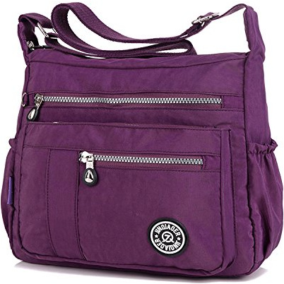 MeCooler Umhängetasche Leichter Messenger Bag Kuriertasche Damen Lässige Sporttasche Wasserdicht Taschen Schultertasche Mode Reisetasche