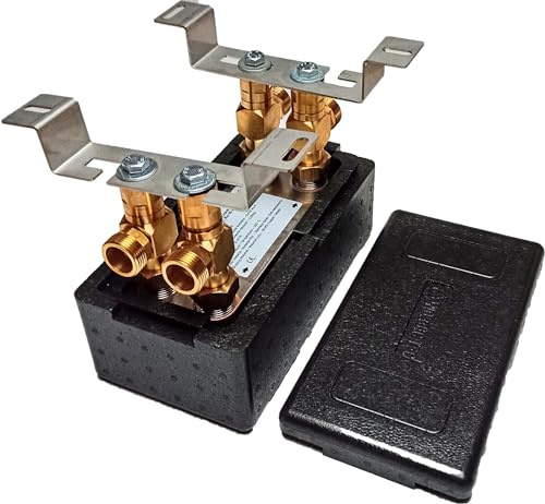 Edelstahl Plattenwärmetauscher Nordic Tec Ba-16-26 Wärmetauscher 26 Platten 105kW 1” mit Isolierung Wandbefestigung und Verbindungsteile