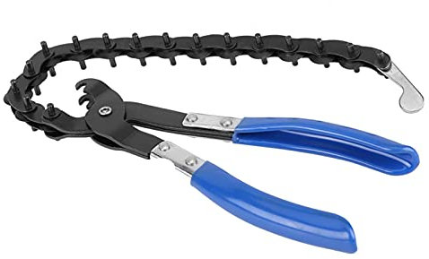 Attrezzo per tagliare tubi, quindici lame in acciaio al carbonio Spessore Impugnatura antiscivolo Scarico universale e tagliatubi di coda Catena da taglio con diametri da 3/4 a 3 pollici