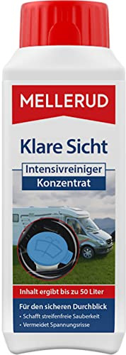 MELLERUD Klare Sicht Intensivreiniger Konzentrat – Kraftvolle Scheibenreiniger-Flüssigkeit für saubere Scheibenwischer und Scheinwerfer – 1 x 0,25 l