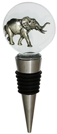 Elephant Glass Wine Whiskey Stopper Bottle Top 116