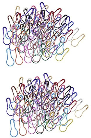 kowaku 1000 Bunte Kalebassenbirnenform Kleine Sicherheitsnadeln Ohne Coilless Tag