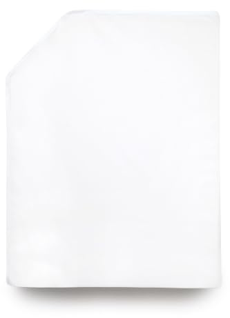 10XDIEZ Spannbettlaken Hängematte Kinderbett - Weiche Babybettwäsche (Weiß - 53x130cm)