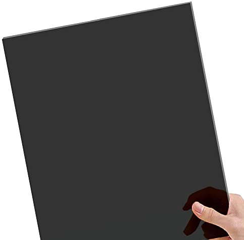 Kaufen Sie Schwarzes Transparentes Fluoreszierendes Buntes Acryl-Plexiglasblatt, 1/8 Dicke, Größe 12 x 8, Plexi-Kunststoffglas für Handwerk und Anderes