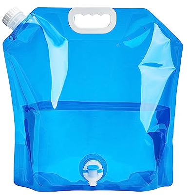 KALUROIL 4 PCS réservoirs d'eau pliables de 10L - Sac à eau portable pour camping, randonnée, urgence et stockage à la maison - Sans BPA, qualité alimentaire, étanche avec robinet