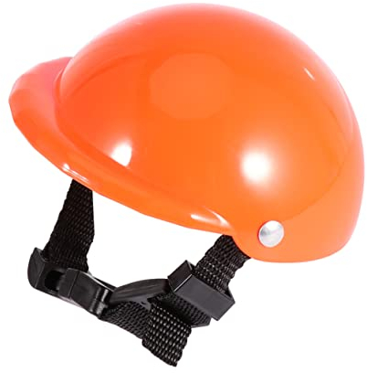 Angoily Haustier Sicherheitshut Welpenhelm Kleine Hunde Regen Sonnenschutz Weicher Polsterschutz Atmungsaktiv Pfotenschutz