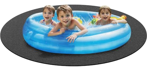 VEVOR Poolunterlage 500 g/m² Whirlpool Matte 2032 x 2 mm Bodenplane Filz & PE Bodenschutz Pool Unterlegmatte Schutzmatte Bodenplatte Bodenschutzplane Poolteppich Filzmatte Bodenmatte