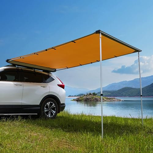 JCSRYD Toldo para Coche Toldo Lateral Extraíble para Coche, Refugio para Tienda de Campaña de Altura Ajustable, Toldo Lateral Resistente a la Intemperie para Acampar y por Tierra ( Size : 140*200cm/4.