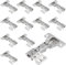 CHUENHEI 12 Stück Topfband, Schrank Scharniere, 116 x 61mm Topfband Softclose, Möbelscharniere Edelstahl, Türscharniere, Topfbänder, Topfscharnier, Dämpfung Softclose Scharniere für Küchenschrank