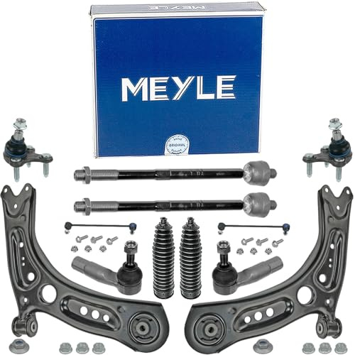 Meyle Querlenkersatz 12 Tlg vorne | 116 050 0123/S + 116 050 0124/S passend für Golf 7 A3 8V Leon 5F