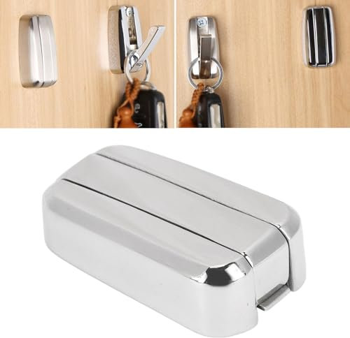 Bewinner Klappbare Kleiderhaken für Boot, Yacht, Wohnmobil, Rucksackhaken mit Traglast von 5,6 Kg, 2 X 2,9 Cm, Platzsparender Faltbarer Huthaken aus Edelstahl