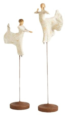 Nativity Set Born Angel Figure, Figures Nativity Scene Resin, Christmas Nativity Figures Holy Family Decoration(2pcs Angels)