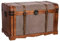 WANDERLUST DECO Baúl de Madera marrón 80x47x49