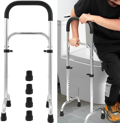 Aufstehhilfe,Stand Assist Höhenverstellbar 74-90 cm Belastbar 200 kg,Aufstehhilfe Senioren mit 8 Rutschfesten Füßen,Aufstehhilfen,Stehhilfe,Perfekte Lösung für mehr Komfort und Sicherheit im Allta