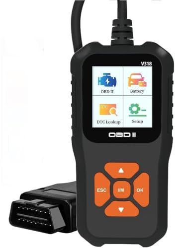 OBD2 Diagnostic Auto Valise Voiture, OBD Diagnostique Auto Multimarque, Professionnel Diagnostic Voiture Système Moteur OBDII, Lecteur OBD Outils de Diagnostic Français Voiture pour Les Véhicule