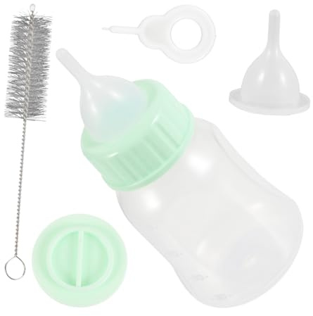 Toyvian Milchflasche für Haustiere Squeezeflasche zum Füttern von Welpenmilch Kleine Aufzuchtflasche für Hunde Katzen Hamster und Andere Haustiere