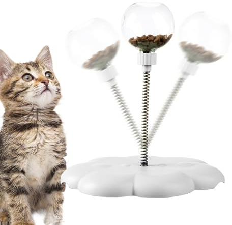 Kattgodis Pussel - Stimulerande Kattmatautomat - Inomhus Bolllek För Kattungar,Utomhus Motion Och Tristessläkring För