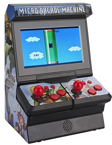 2 Player Wireless Retro Gaming Console, 4.3-Inch Color Screen Handheld Game Console with 300 Classic Games, Dual Player Handheld Arcade for Kids & Adults