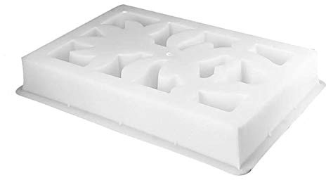 DUMRALBQE Stampi per Pavimentazione in Calcestruzzo Muffa di Cemento del Antico plastica Quadrato Modello Fai da Te Stampo for pavimentazione per Strumento Riutilizzabile