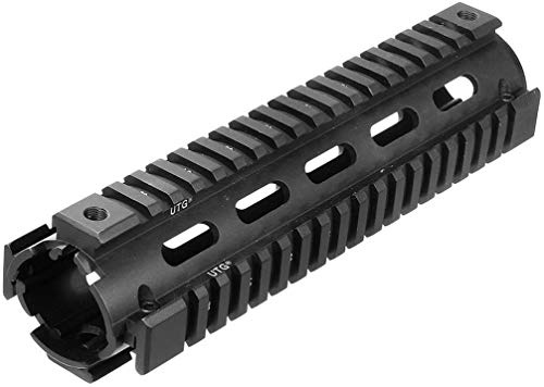 UTG Handschutz Model 4 Mid Length 2-PC Drop-in Quad Rail, schwarz, one Size, MNT-T416MA