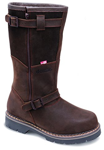 demar. LEDER Thermostiefel Jagdstiefel TIROL, Braun, 44 EU