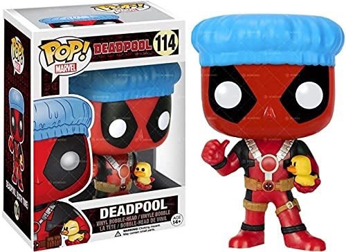 Marvel Pop! Vinyl Wobble Figure Deadpool Shower Cap & Ducky