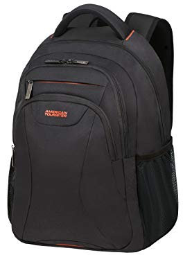 American Tourister al lavoro - zaino per laptop da 15,6 pollici, 50 cm, 25 L, nero/arancione (nero/arancione)