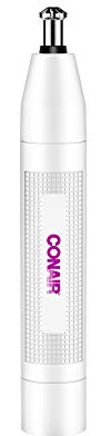 Conair Ear and Nose Hair Trimmer for Women, Cordless Battery-Powered, Patent 360 Bevel Blade for No Pull, No Snag Trimming Experience, True Glow by Conair