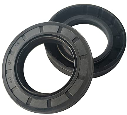 4 Stück TC Typ NBR Radialwellendichtring Wellendurchmesser 17mm, Außendurchmesser 31mm Nitril Doppellippe Wellendichtring mit Feder, TC-17x31x7mm