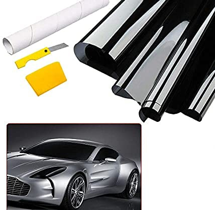 Baceyong Lámina de privacidad para parabrisas de coche, rollo tintado para autocaravana, 760 mm x 7 m