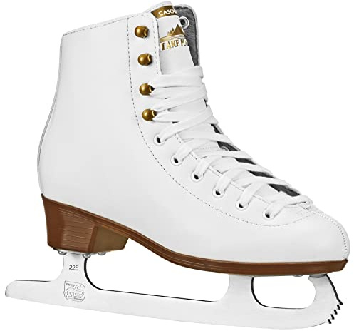 Roller Derby Lake Placid Cascade Women's Figure Ice Skate White Size 7