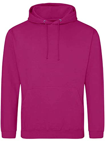 COOZO Unisex Hochschule Kapuzenpullover - Festival Fuchsie - 2XL