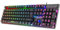 SPIRIT OF GAMER x PRO K1 | Kabelgebundene Semi Mechanische Gaming Tastatur PC | Layout QWERTY Spanisch | 26 Anti-Ghosting Tasten | 3 RGB Hintergrundbeleuchtungsmodi | Slim USB Gaming Keyboard