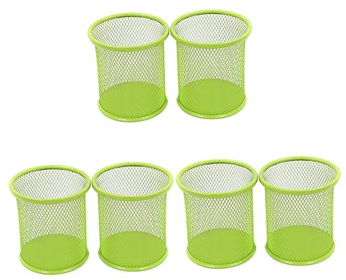 NUOBESTY 3sets 3. Mesh Stahl Bleistift Für Desktop Organisation Grün Schreibwaren 2 Stücke * 3