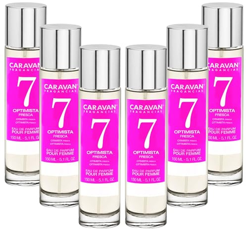Set de 6x 150ml Caravan perfume de mujer Nº7