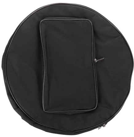 Snare Drum Tasche 13-14 Zoll, Tragbarer Oxford Koffer mit Schultergurt | Schwarzes Schlagzeugzubehör für Live Auftritte und Outdoor Shows, Gepolstert, Stylisch