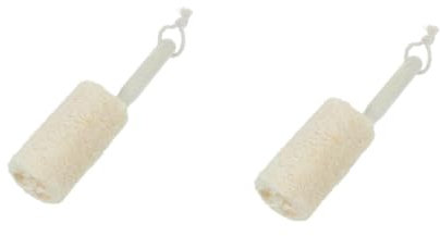 minkissy 2pcs Water Bottle Cleaning Brush Long Handle Extendable Brush for Glasses Jars Kettle Comfort Grip Natural