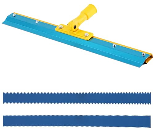 Trumego Notched Squeegee Epoxy Floor Squeegee Self Leveling Cement Painting Coating Tool 22