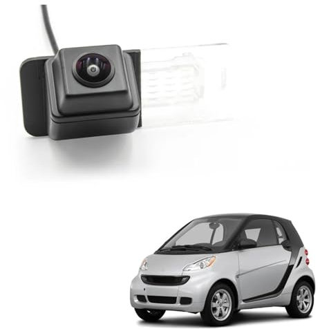 Telecamera Retromarcia Per Smart Per Fortwo W450 W451 1999-2014 Per Smart EQ Per Fortwo Per Smart ED Retromarcia Monitor Parcheggio CCD HD AHD Videocamera Vista Posteriore Telecamera Auto Retromarcia(