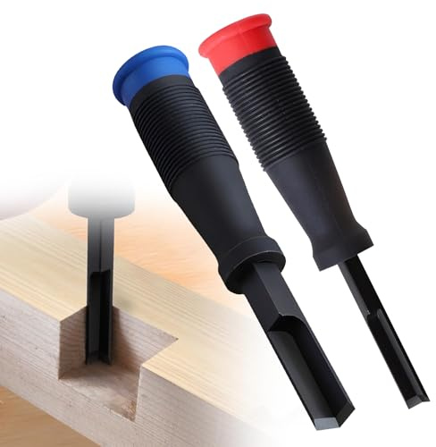 Burin à angle droit à 90° portable multifonction 8 mm 12 mm pour le travail du bois pour couper des carrés mortaisés, installation de porte, encadrement, outils de travail du bois