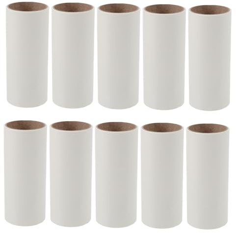 TOBBOMEY 10pezzi Ricariche Adesive Per Levapelucchi Extra Appiccicosi Per Rimuovere Domestici e Lanugine Portatile e Facile Utilizzo