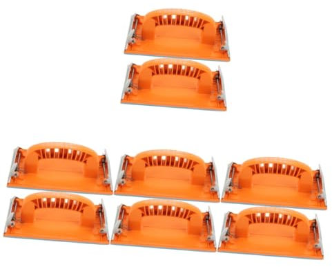 Angoily 8pcs Hand Sander Sanding Block Drywall Polishing Sandpaper Holder Multi-Corner