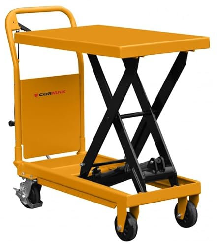 CORMAK TA50 Plattform Scherenwagenheber Pumpenwagen Laufkatze Lager 500 kg