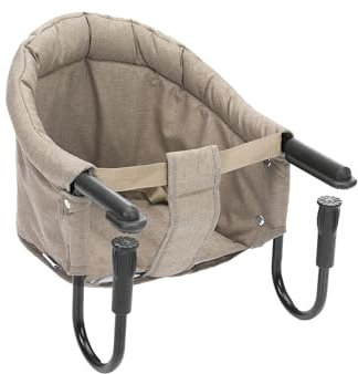 Fillikid Babyworld Tischsitz | Faltbarer Babysitz | Stuhlsitz mit klappbarer Schraubfixierung | Boostersitz mit Anti-Rutsch-Klemmen und Tragetasche | Babysitz für dicke Tischplatten | Tischstuhl