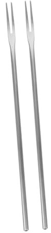 DINHEAROM 2Piezas Tenedor de Inoxidable de Práctico Tartas y Aperitivos Fiestas y Banquetes