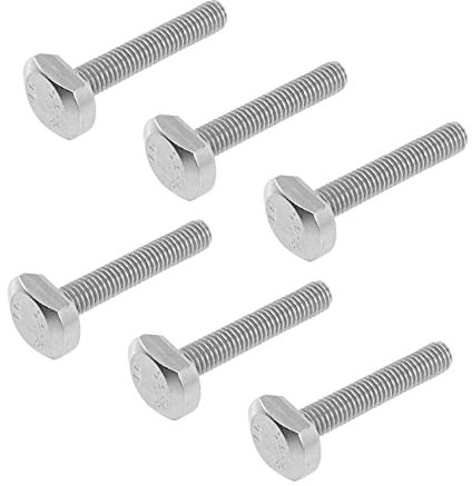 TIDTALEO 6pcs Stainless Steel T-shaped Screws for Design for Woodworking Projects