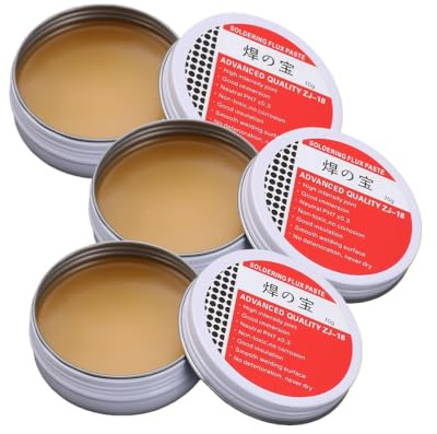 3Pcs No-Clean Solder Flux Paste | Professional Welding Grease for Mobile Phones, Home Appliances, Computer Motherboards & More | Mechanic Essential 10g FORUMALL