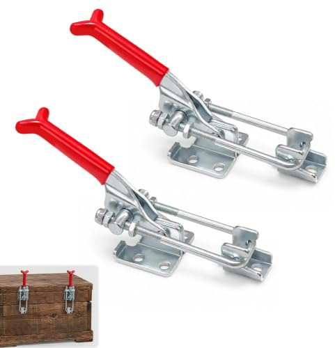 CAIXIANGYU 2 PCS Abrazadera Palanca GH-431 320kg Hierro Galvanizado