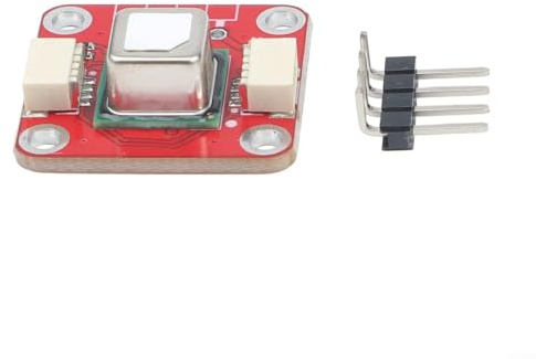 SCD40 SCD41 Module de capteur de dioxyde de carbone avec détection d'humidité, interface I2C pour détecteur de gaz pour la qualité de l'air intérieur, 400-2000 ppm, compatible CE2 (SCD41 rouge)